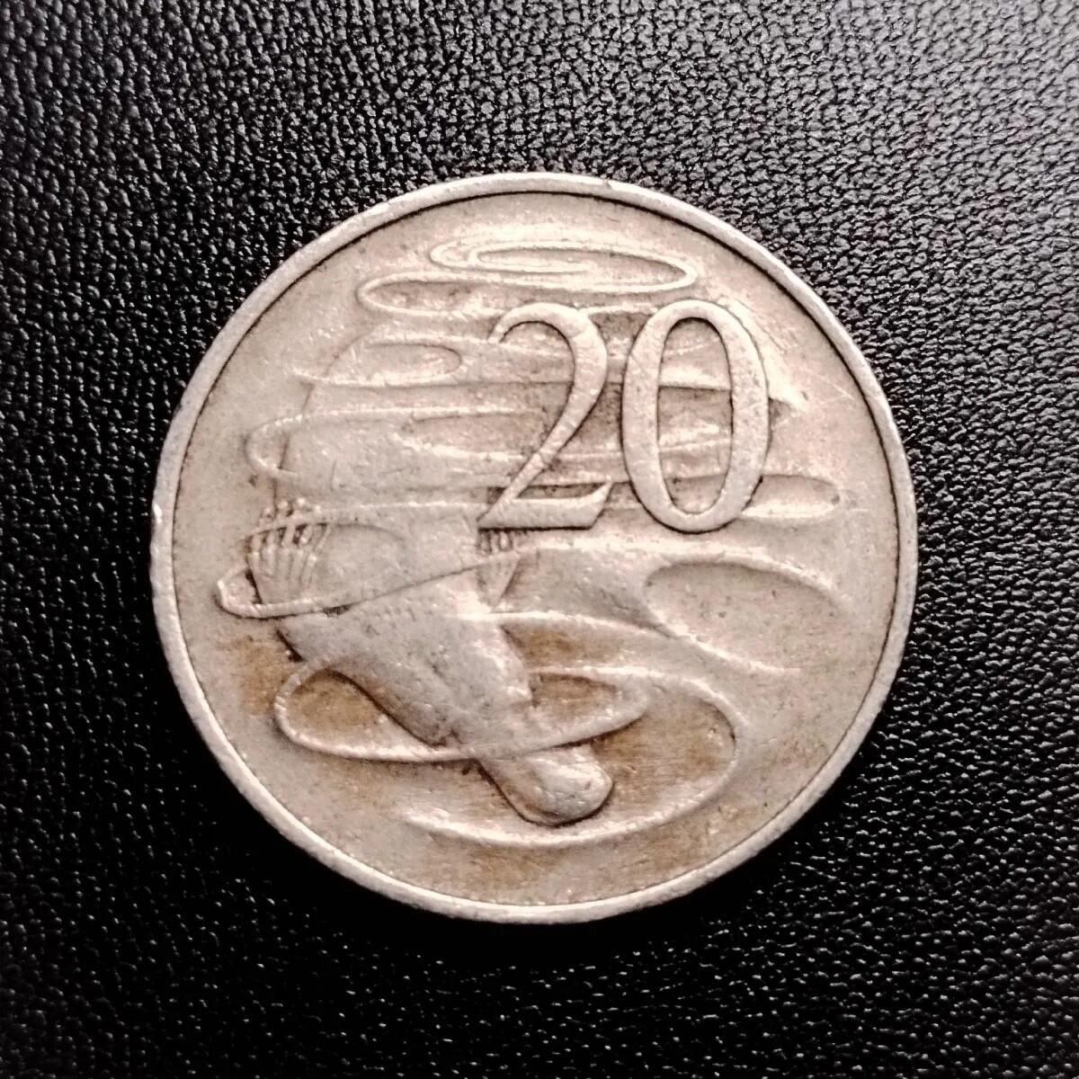 澳大利亚20分伊丽莎白女王鸭嘴兽28mm随机发货