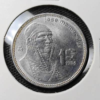 KK钱币收藏小铺 第323期 2月预留时间 周末发货 - 1984墨西哥1比索