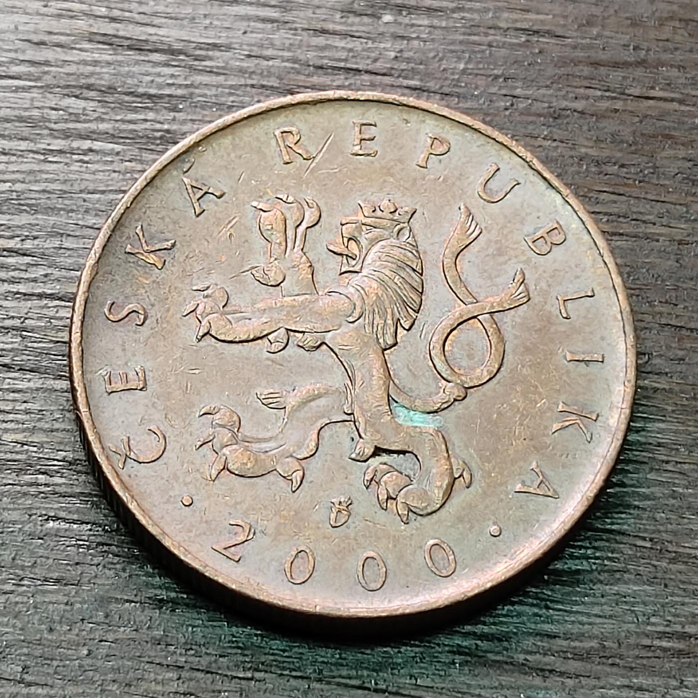 【铜匠收藏】★第128场★散币场，无佣金，30包邮。不满30元，支付5元运费。《接受代拍 代送NGC评级》 捷克 2000年 10克朗 千禧年