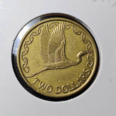 KK钱币收藏小铺 第323期 2月预留时间 周末发货 - 1990新西兰2元 