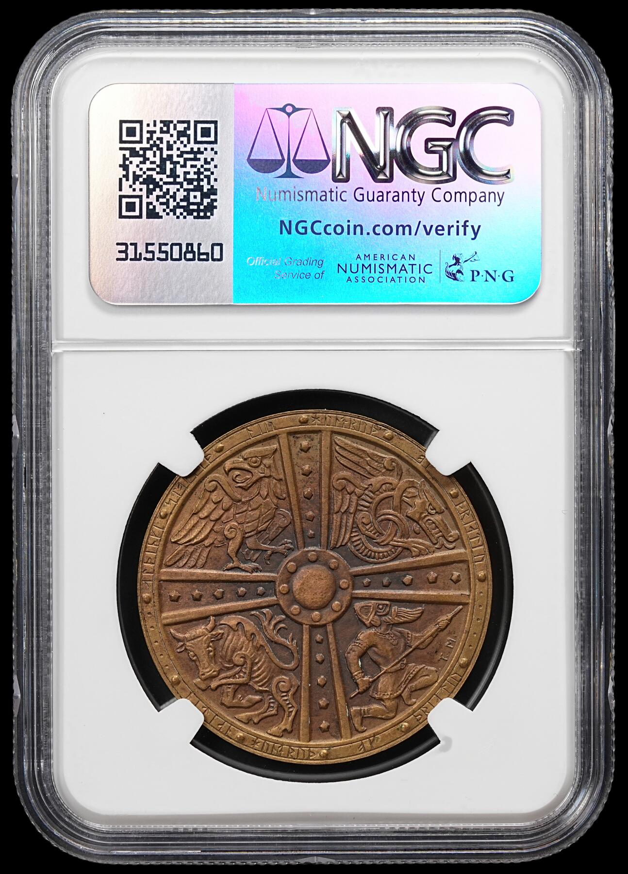 修遠堂世界钱币第八十一期 NGC MS63 1930年冰岛议会千年纪念2克朗铜币