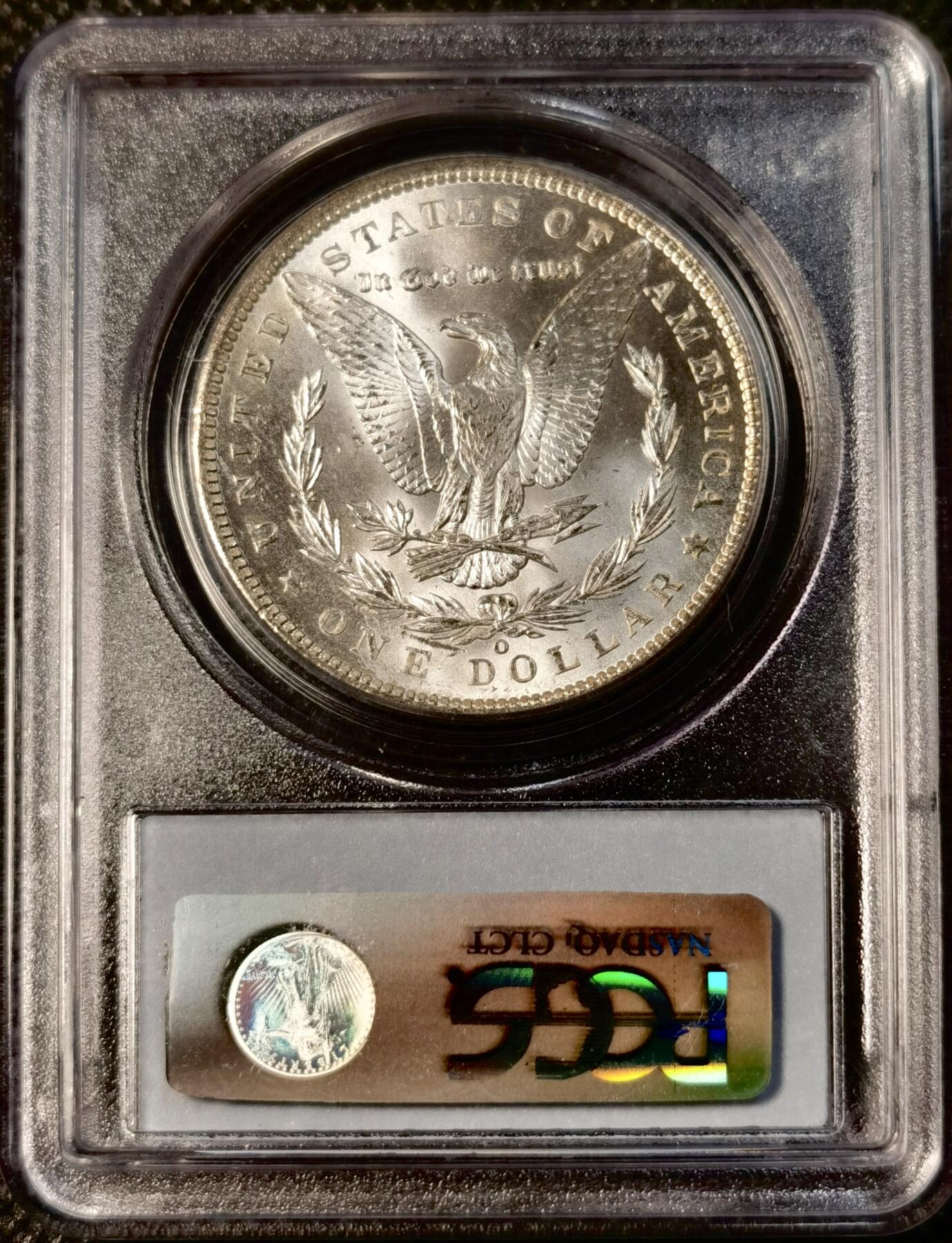 甄臻铺-世界币章拍卖（第29期），送拍享返佣金等优惠多多 PCGS-MS64 1900年O版摩根，少见年份