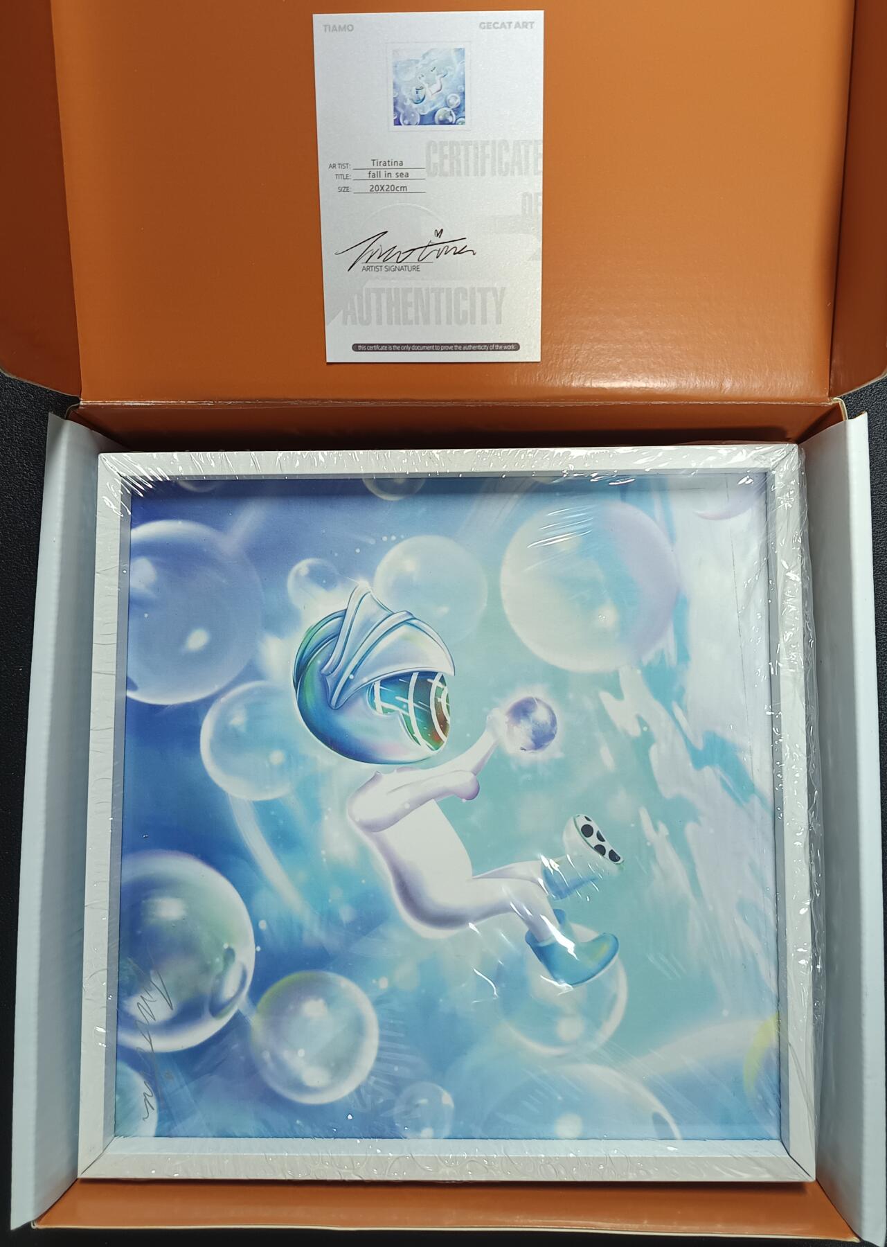 天玑星卡拍第113期《8.14周四截拍》持续收拍收评中 满赠卡需备注 Tiratna fall in sea 版画 20*20CM