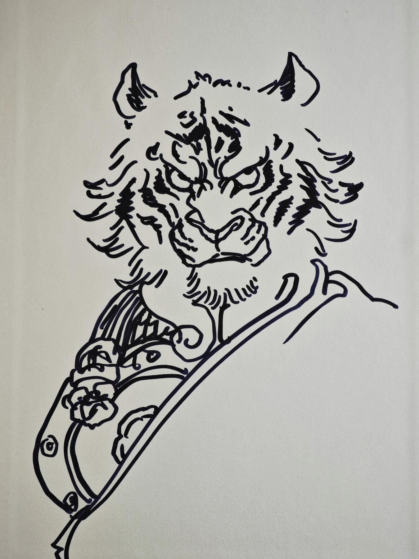 白泽拍卖卡牌手绘专场第22期中福卡展专场(离离暑云散，袅袅凉风起)