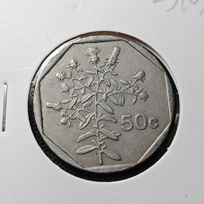 KK钱币收藏小铺 第323期 2月预留时间 周末发货 - 马耳他50分 