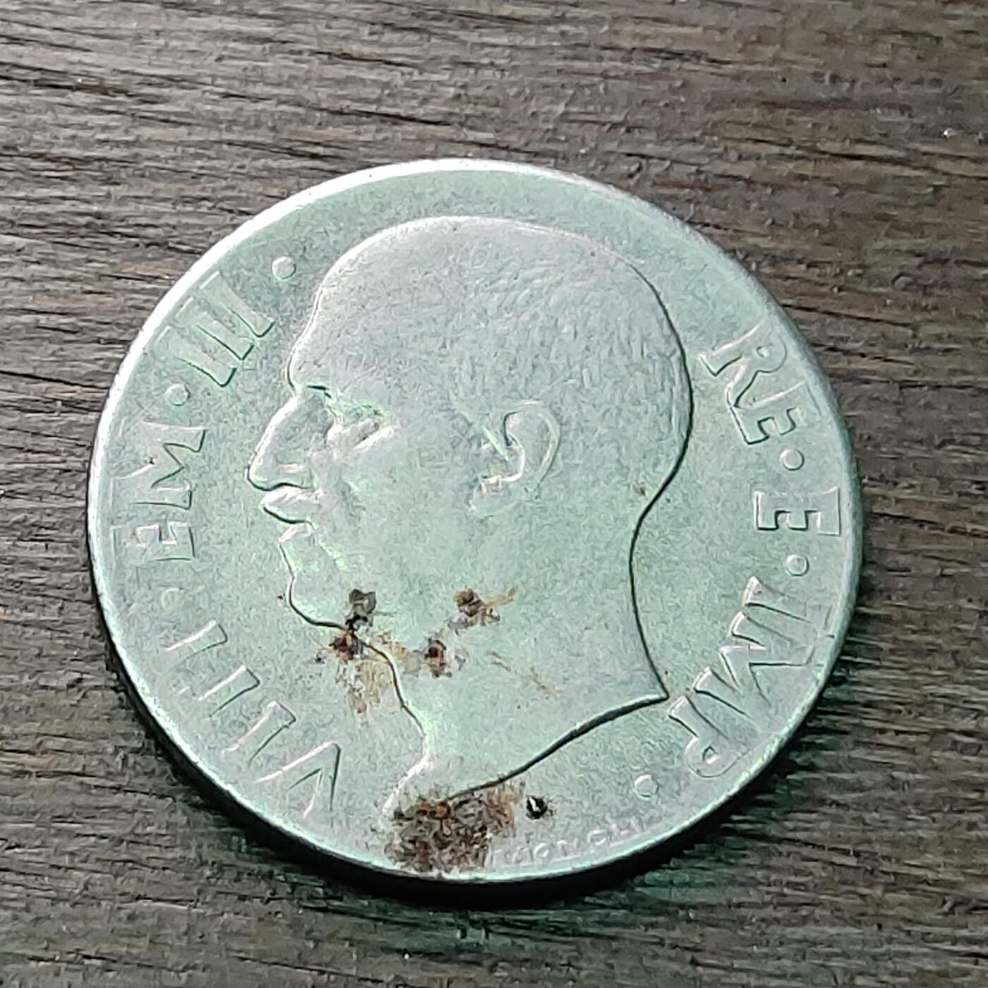 【铜匠收藏】★第128场★散币场，无佣金，30包邮。不满30元，支付5元运费。《接受代拍 代送NGC评级》 意大利 1943年 20里拉 镍币