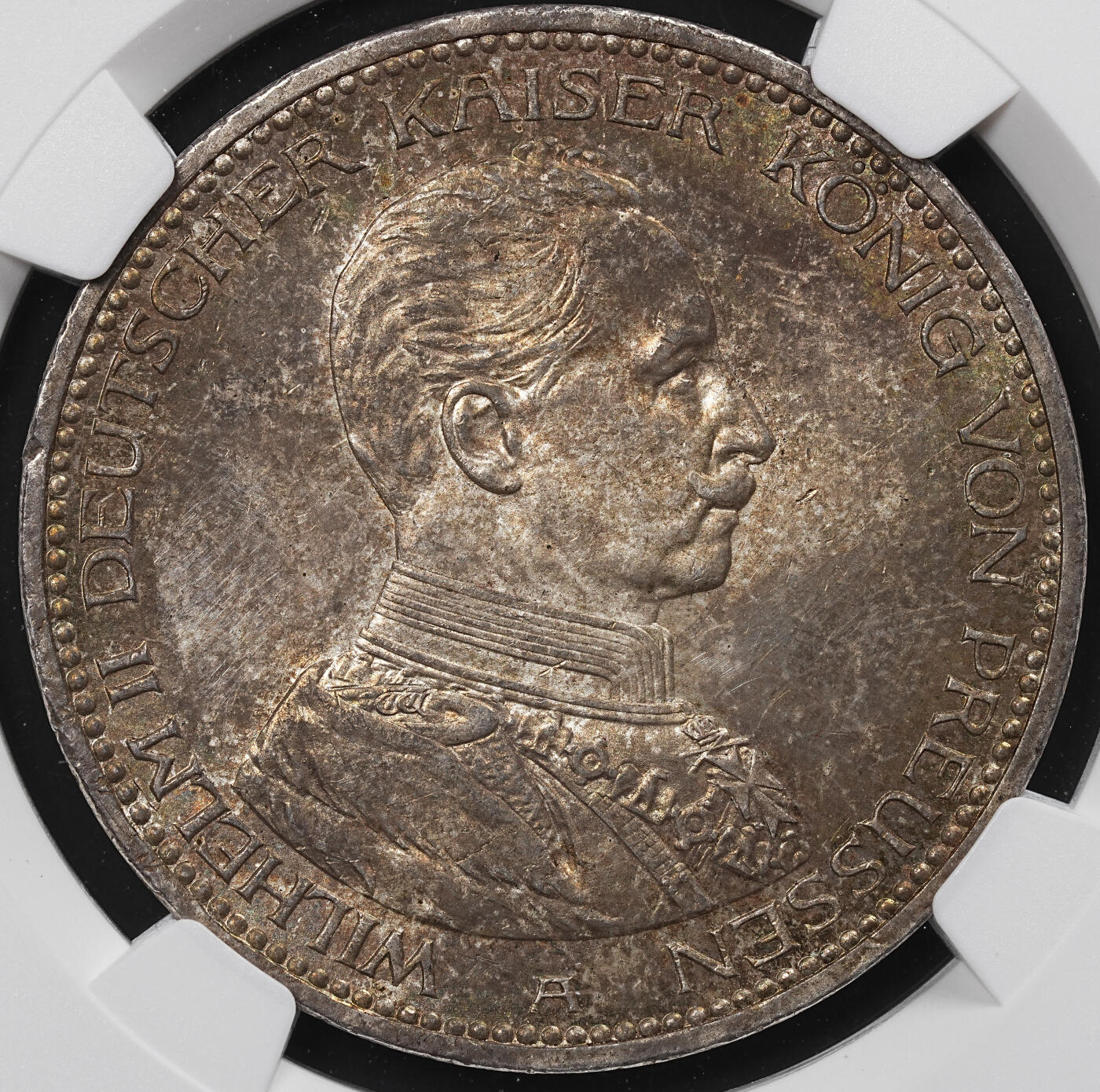 修遠堂世界钱币第八十一期 NGC MS62 1913年普鲁士军装5马克大银币