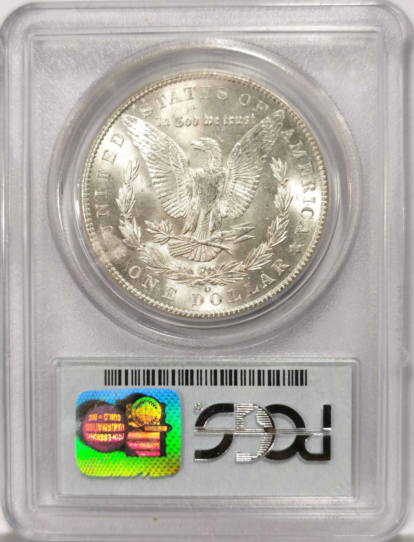 博洋堂世界钱币拍卖第135期（全场包邮）【请留意本场发货时间变化】 美国1902年摩根银币O版PCGS-MS64，原封拆卷，银光闪闪，币面清爽干净又舒适，打制深峻，转光强烈细节优秀，状态一流。市场上比较稀少年份版本的摩根币。