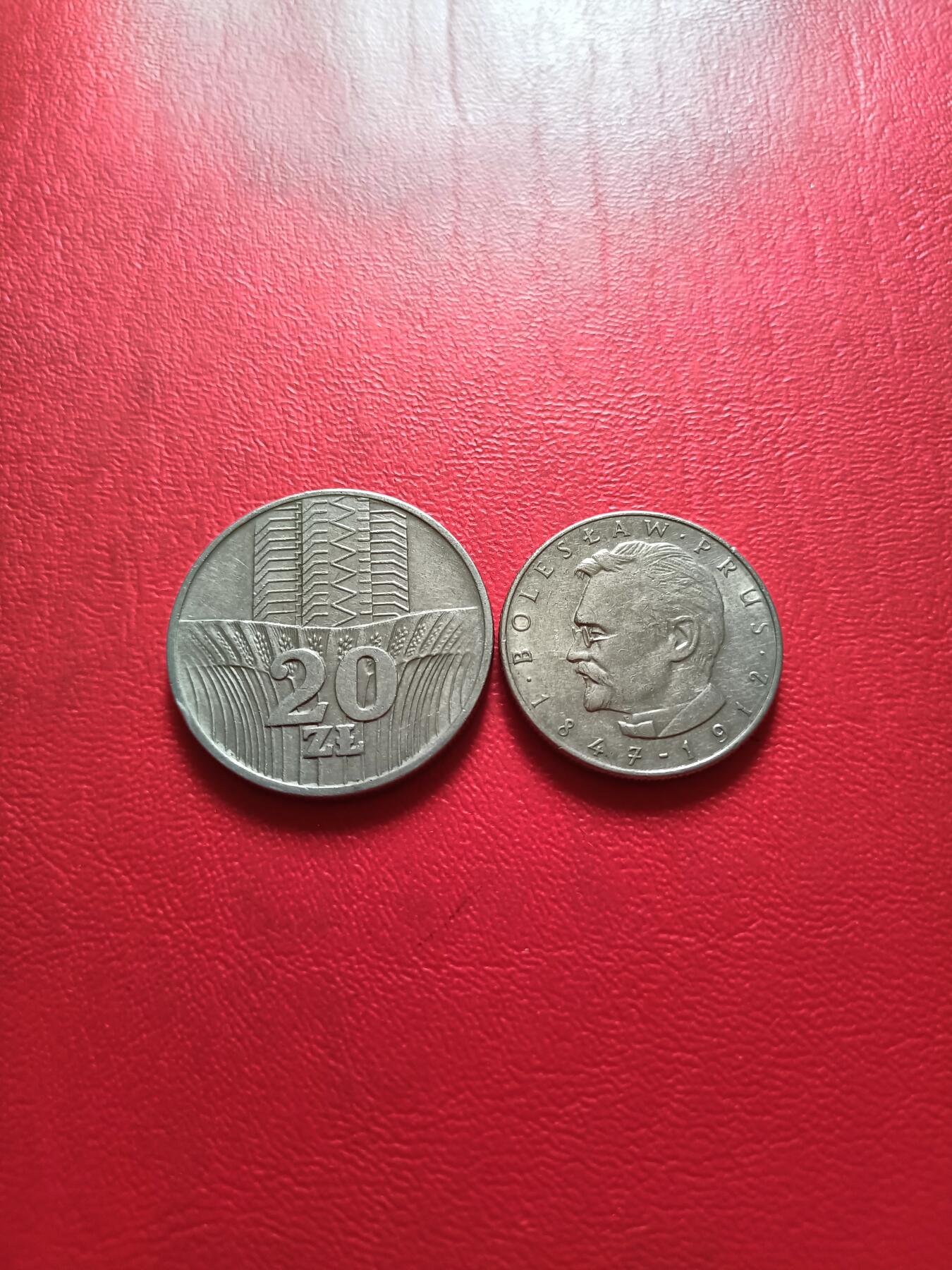 【云涧收藏】第五十三场 波兰1975年10兹罗堤、1973年20兹罗提2枚