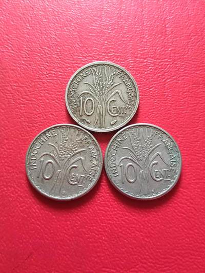 【云涧收藏】第五十三场 - 法属印支1939年、1941年10分3枚