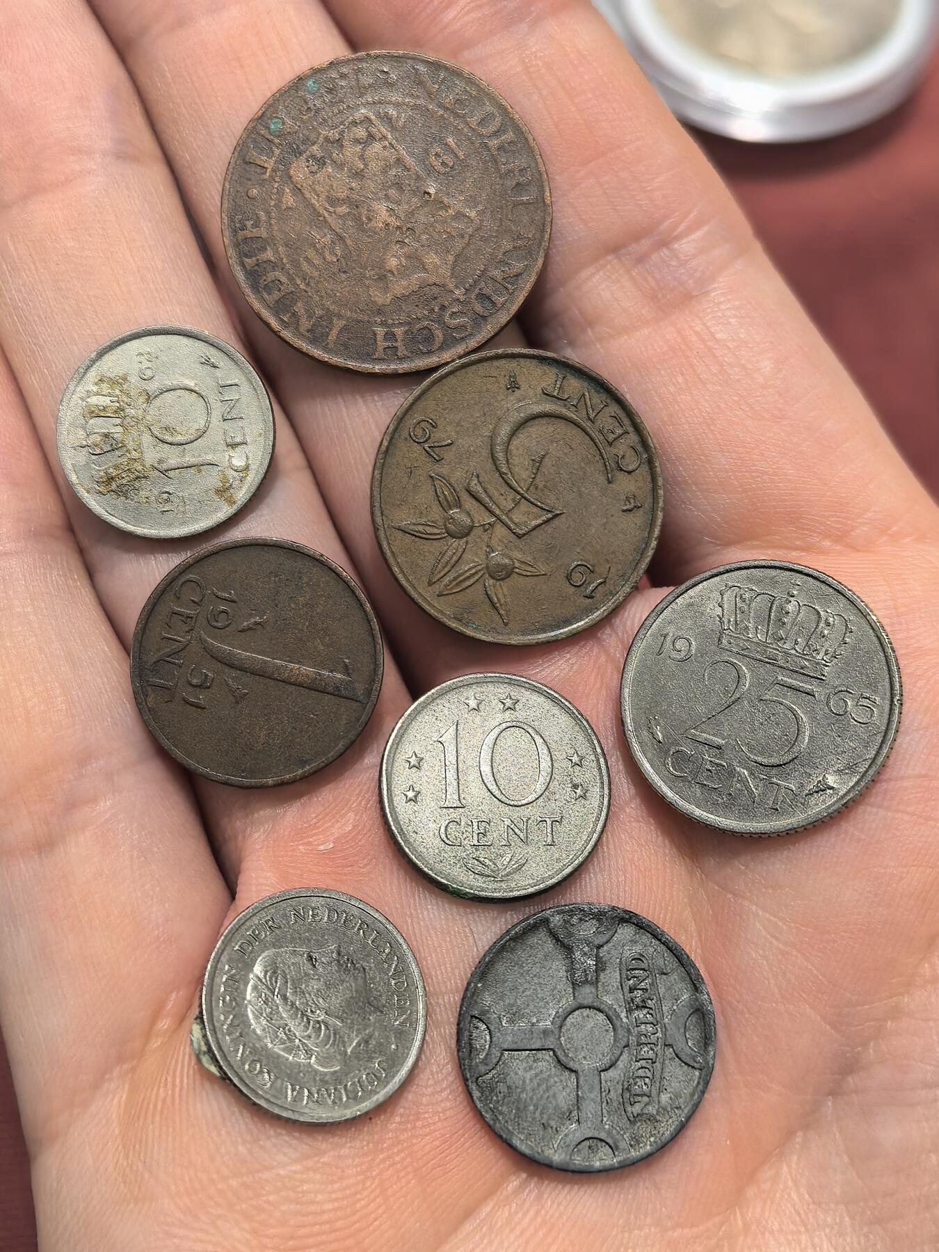 南宋泉阁俄币 外币 国币 专场第十六期【送拍无额外佣金】 荷兰钱币一组八枚 通货好品
