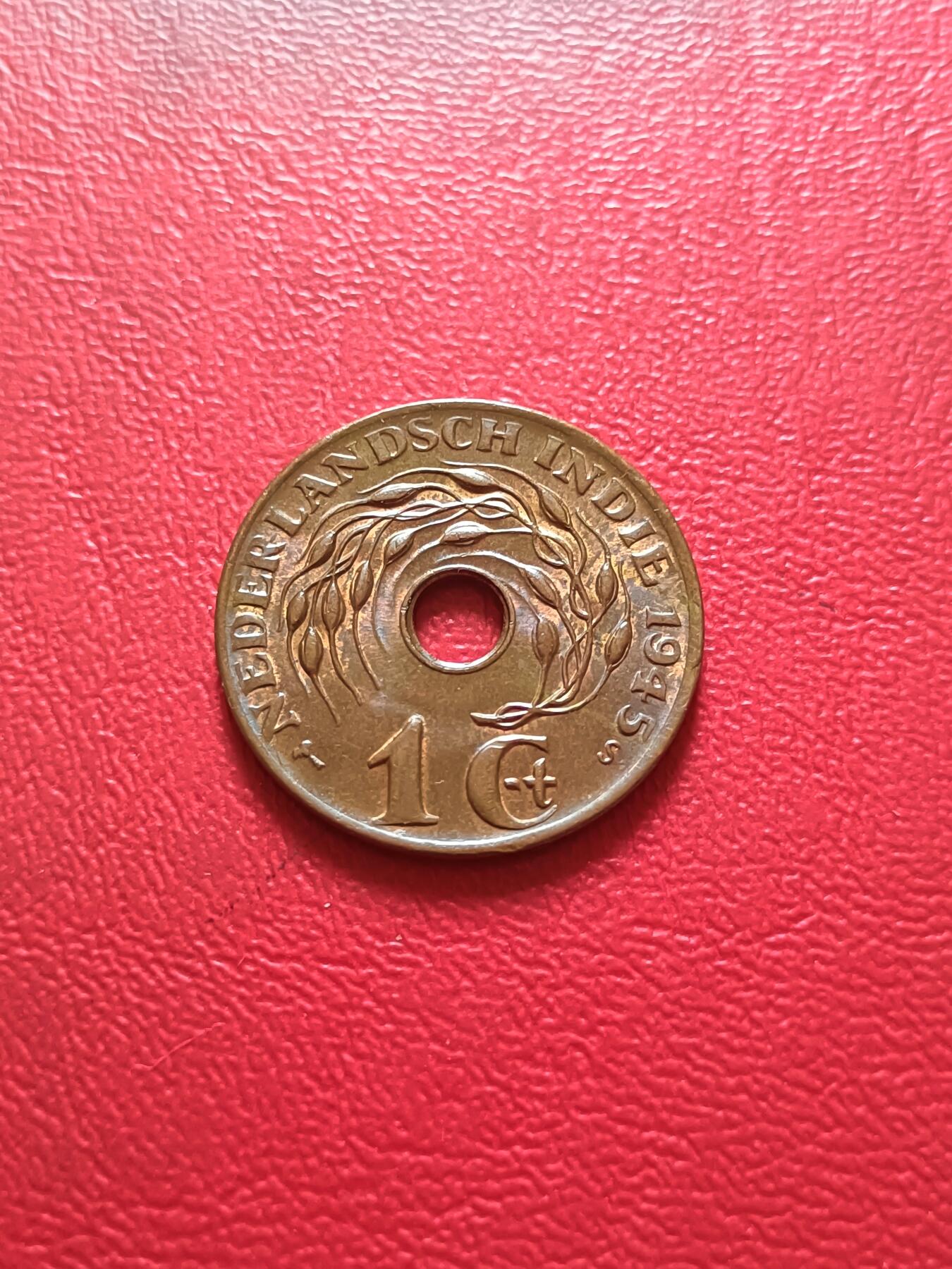 【云涧收藏】第五十三场 荷属东印度1945年S标1分