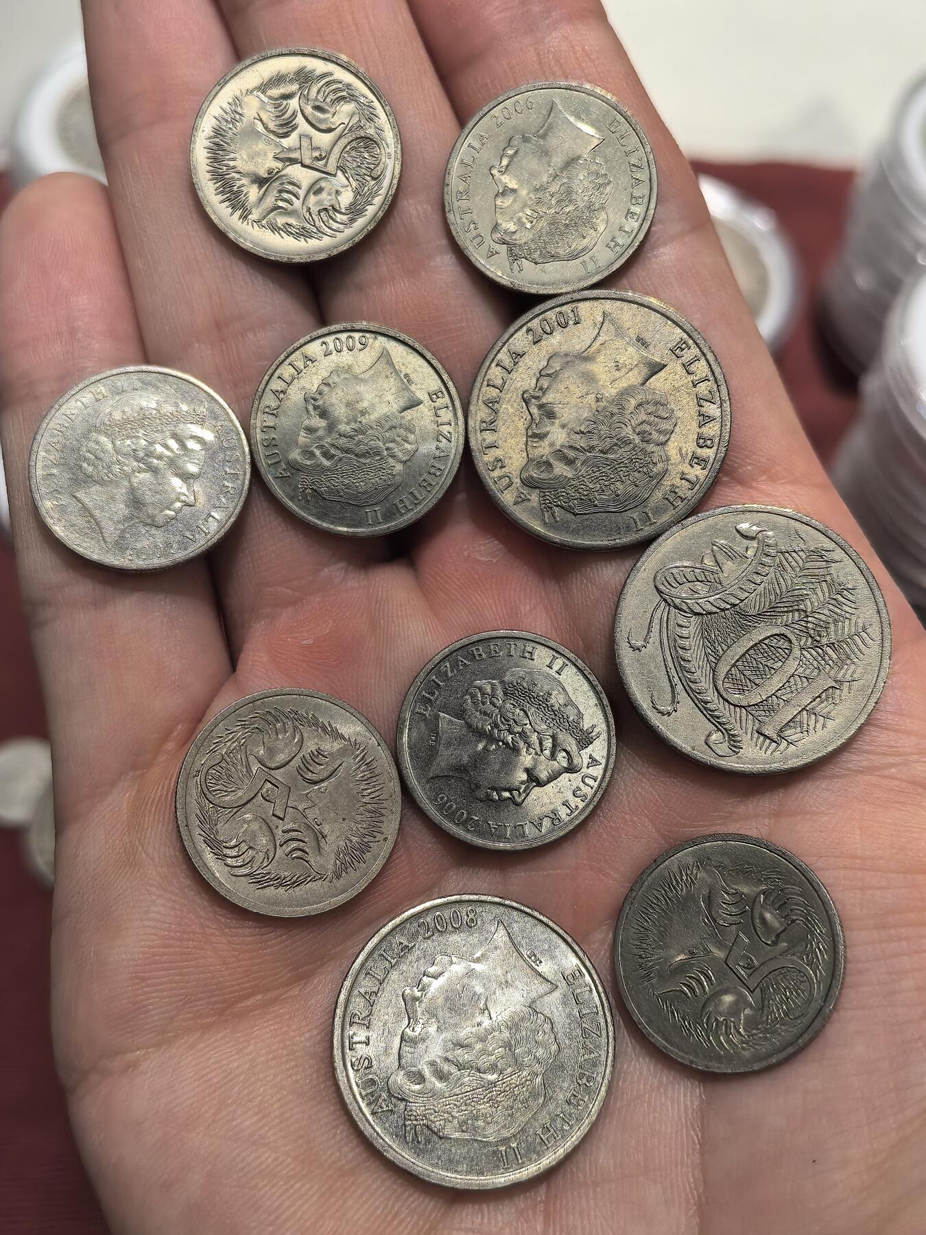 南宋泉阁俄币 外币 国币 专场第十六期【送拍无额外佣金】 澳大利亚钱币一组10枚