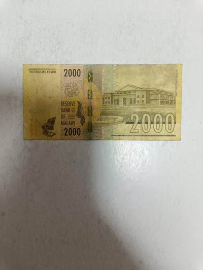 【20250819】非全新纸币第276场 马拉维2000瓦查