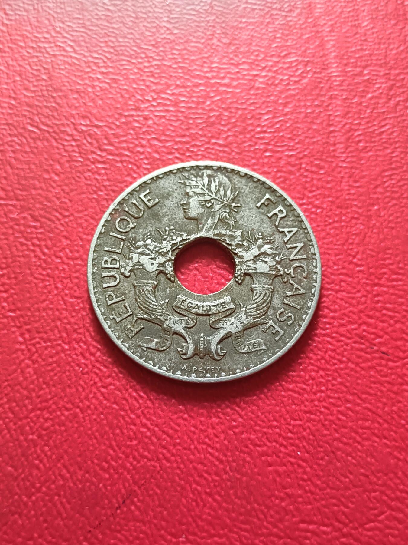 【云涧收藏】第五十三场 法属印支1938年5分
