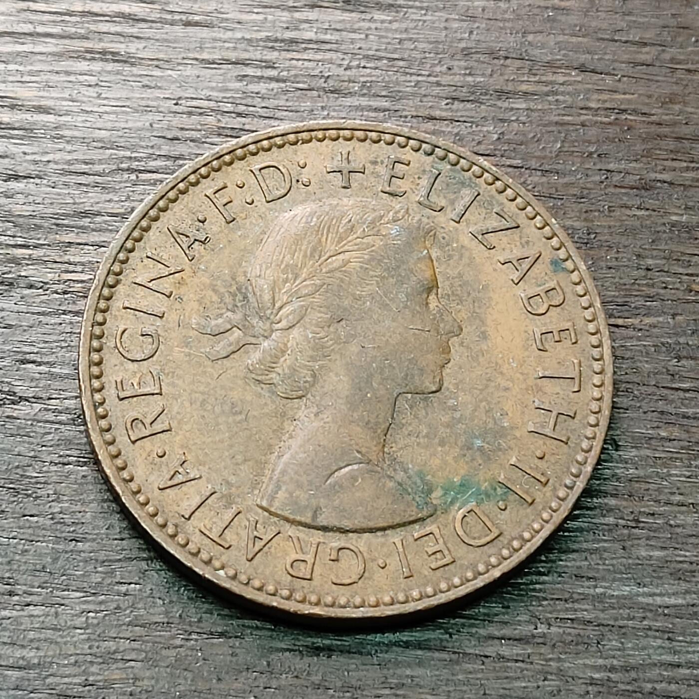 【铜匠收藏】★第128场★散币场，无佣金，30包邮。不满30元，支付5元运费。《接受代拍 代送NGC评级》 英国 1966年 1/2便士