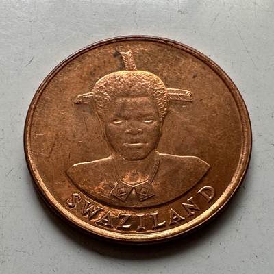 🌹外币初藏🌹🐯2025年第88场  每周二四六晚8️⃣点 接代拍 - 斯威士兰1986年女王版一分