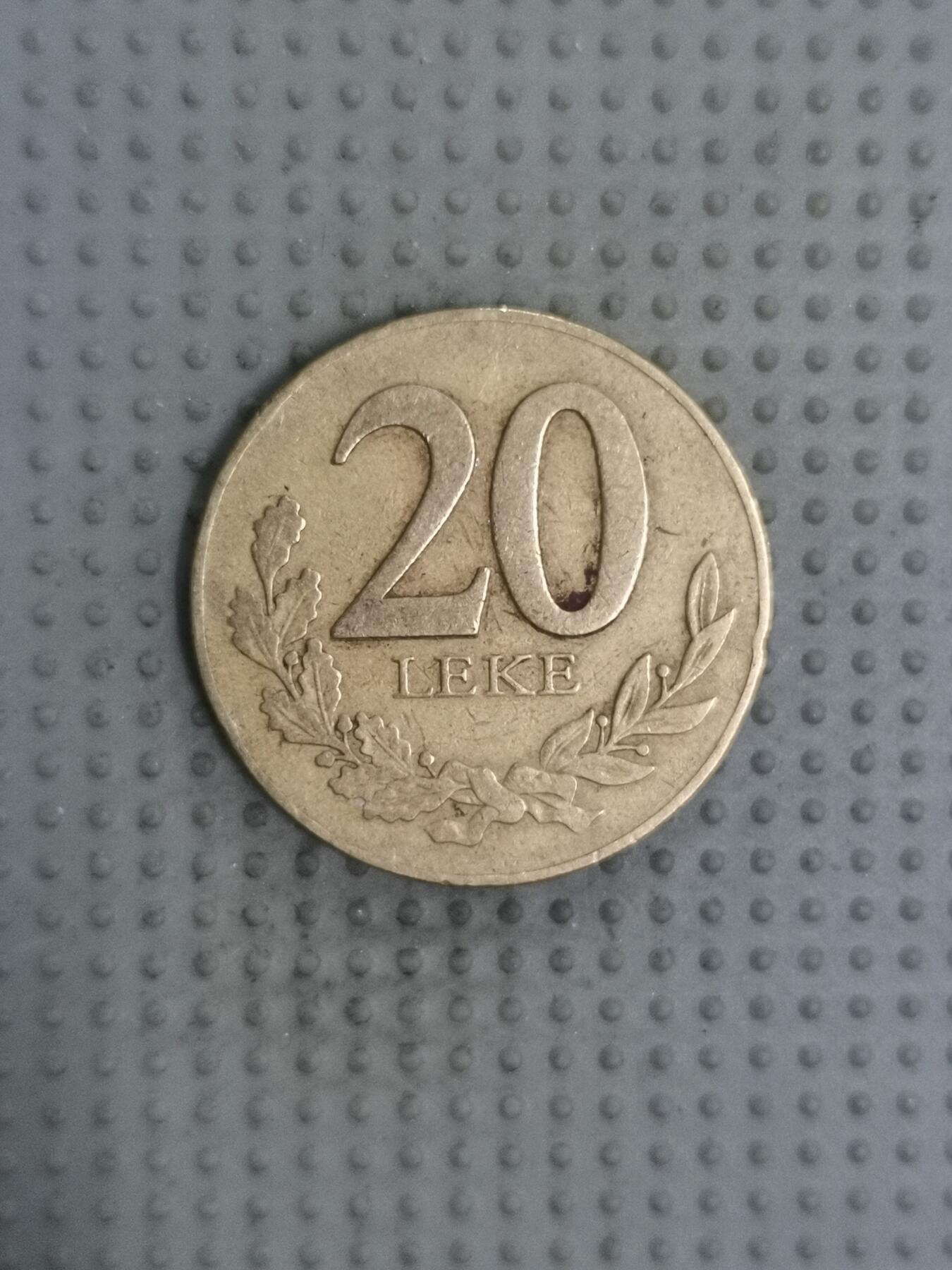 2025年第76场各国散币拍卖（总第76场）15号起休假半月，有发货需求请提前私信 阿尔巴尼亚1996年20列克