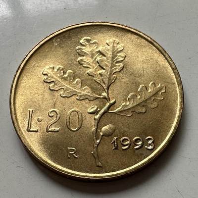 🌹外币初藏🌹🐯2025年第88场  每周二四六晚8️⃣点 接代拍 - 意大利1993年20里拉