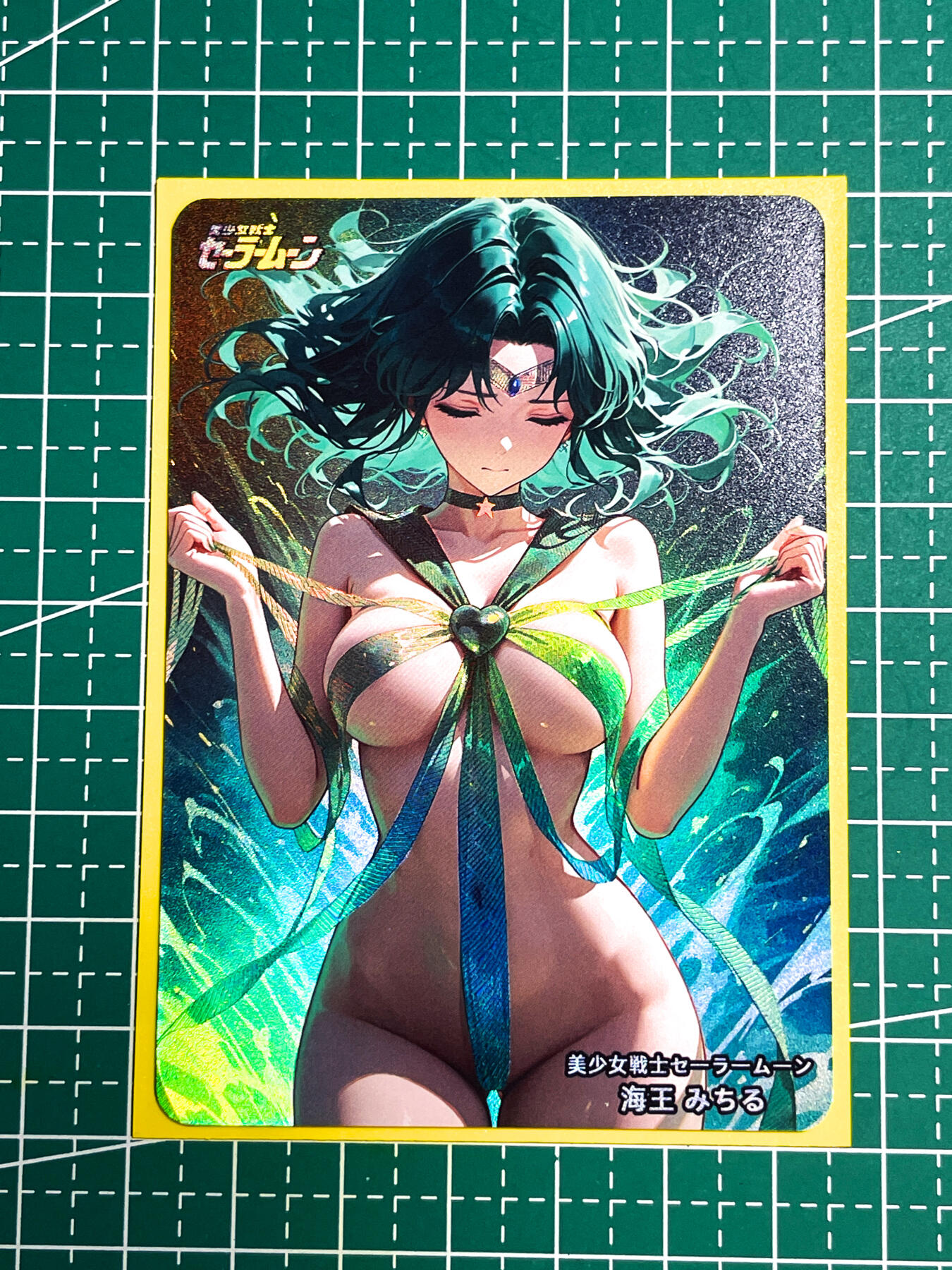 显眼宝27期【关注参拍有赠卡】 独乐乐不如众乐乐 【推荐】超漂亮的 丝带美少女战士 萝莉丝带造型  折光彩闪   63*88  2号