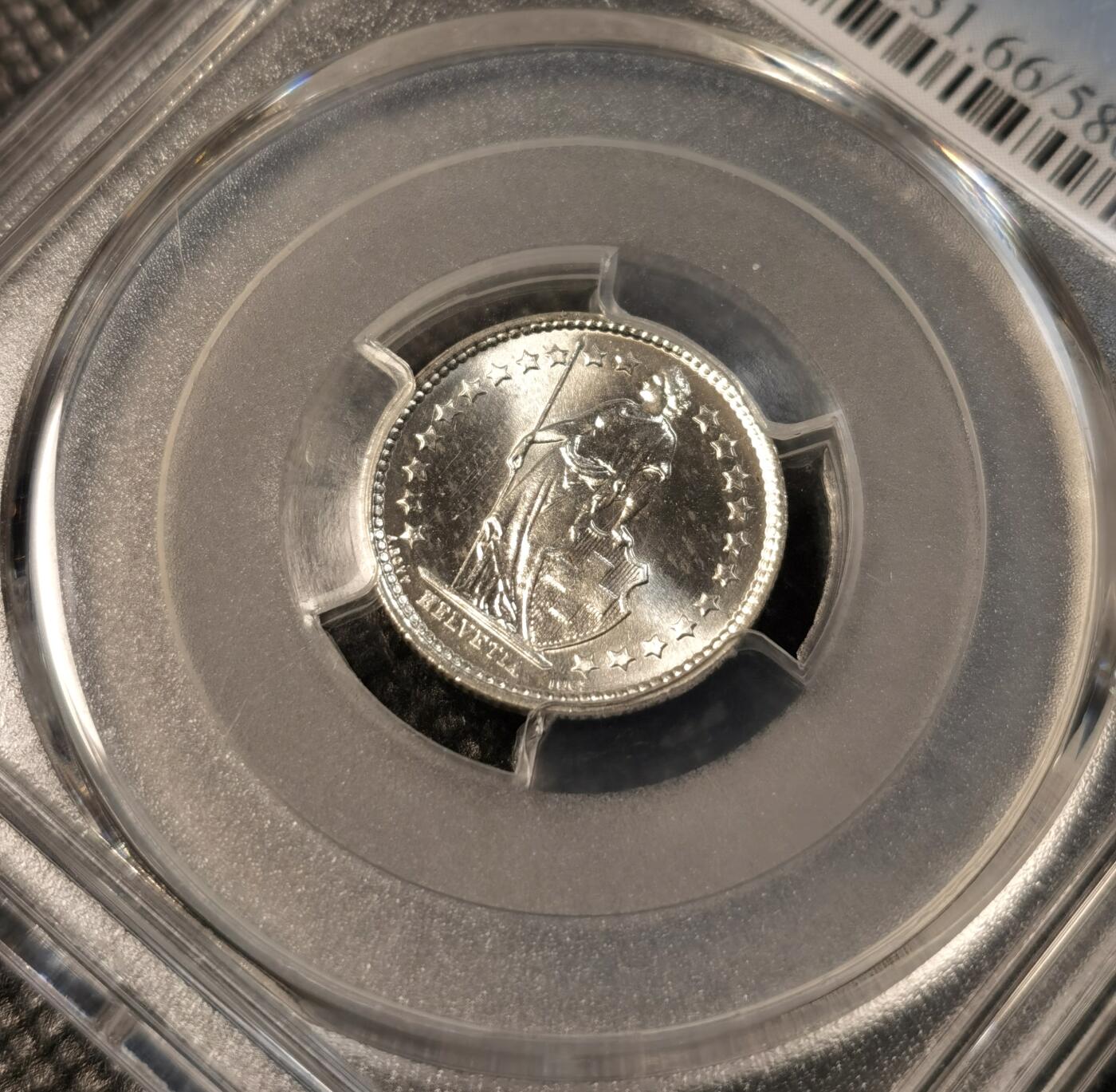 甄臻铺-世界币章拍卖（第29期），送拍享返佣金等优惠多多 PCGS-MS66 瑞士1/2、1、2法郎三枚一套