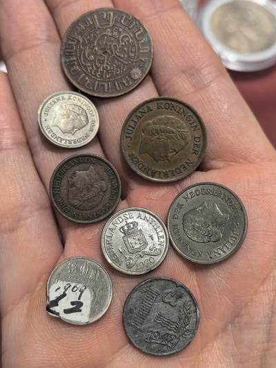 南宋泉阁俄币 外币 国币 专场第十六期【送拍无额外佣金】 - 荷兰钱币一组八枚 通货好品