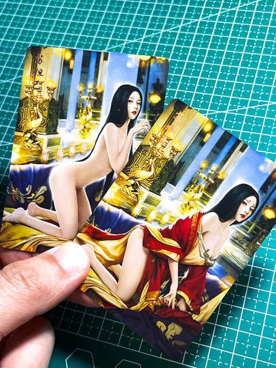 显眼宝27期【关注参拍有赠卡】 独乐乐不如众乐乐 - 燎原卡牌 焱卡文化  苏妲己 2张 最恨头发丝  彩闪工艺  63*88
