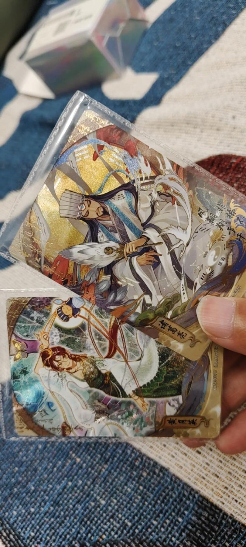 秋原瞳的小店第二十期（喜欢风，自由的风） 卡游三国流芳传韵诸葛亮夫妇原膜一组