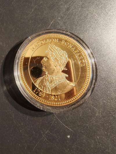 老王徽章第142期 - 法国拿破仑纪念章    直径39mm   重量27.9g