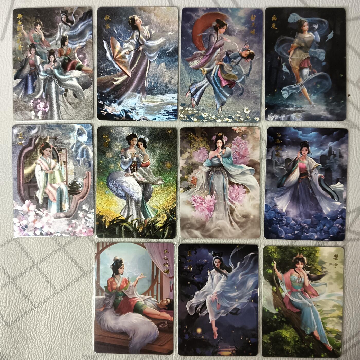 花开卡拍第34期（8月17号周日截拍，品控勿拍!!!拍品不寄存，运费5元，自制卡难免瑕疵，可能存在轻微撞角爆边等出厂瑕疵，品控介意勿拍！）