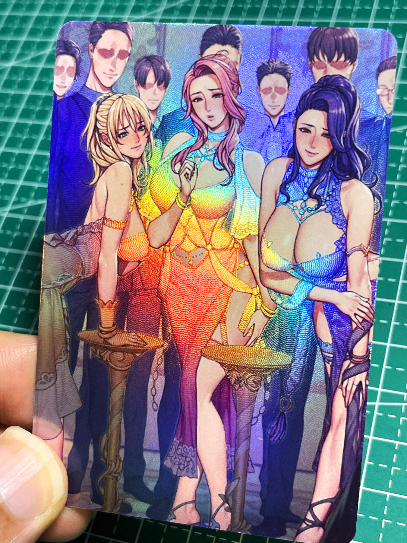 显眼宝27期【关注参拍有赠卡】 独乐乐不如众乐乐 织田一张 被包围了工艺效果很棒   折光彩闪  59*86