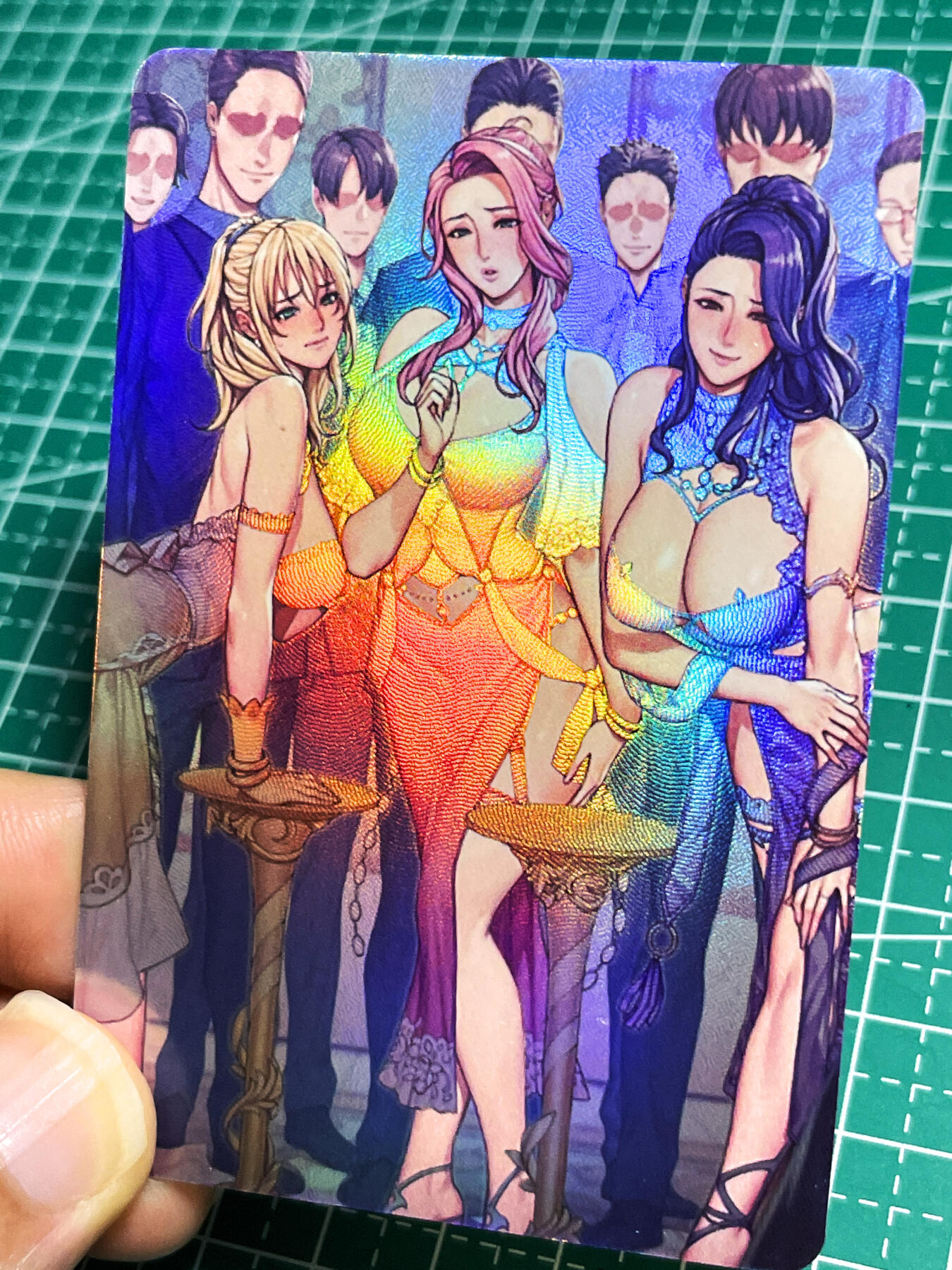 显眼宝27期【关注参拍有赠卡】 独乐乐不如众乐乐 织田一张 被包围了工艺效果很棒   折光彩闪  59*86