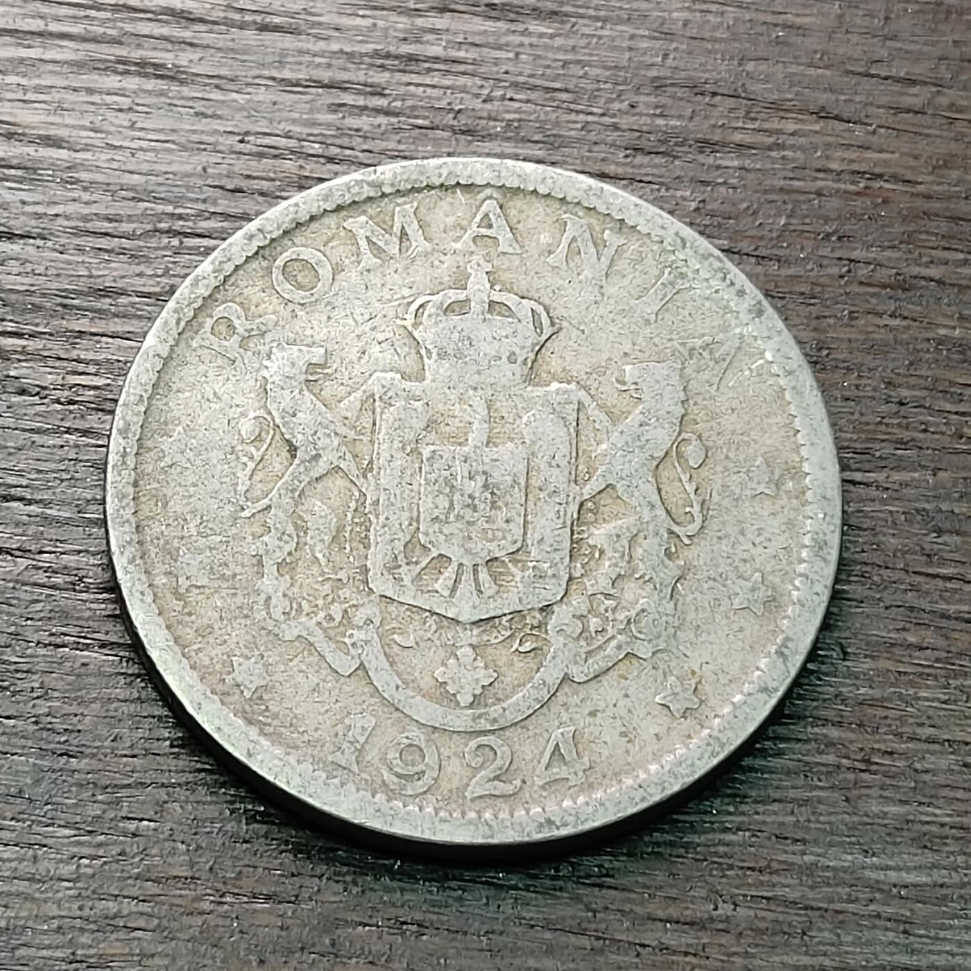 【铜匠收藏】★第128场★散币场，无佣金，30包邮。不满30元，支付5元运费。《接受代拍 代送NGC评级》 罗马尼亚 1924年 2列伊