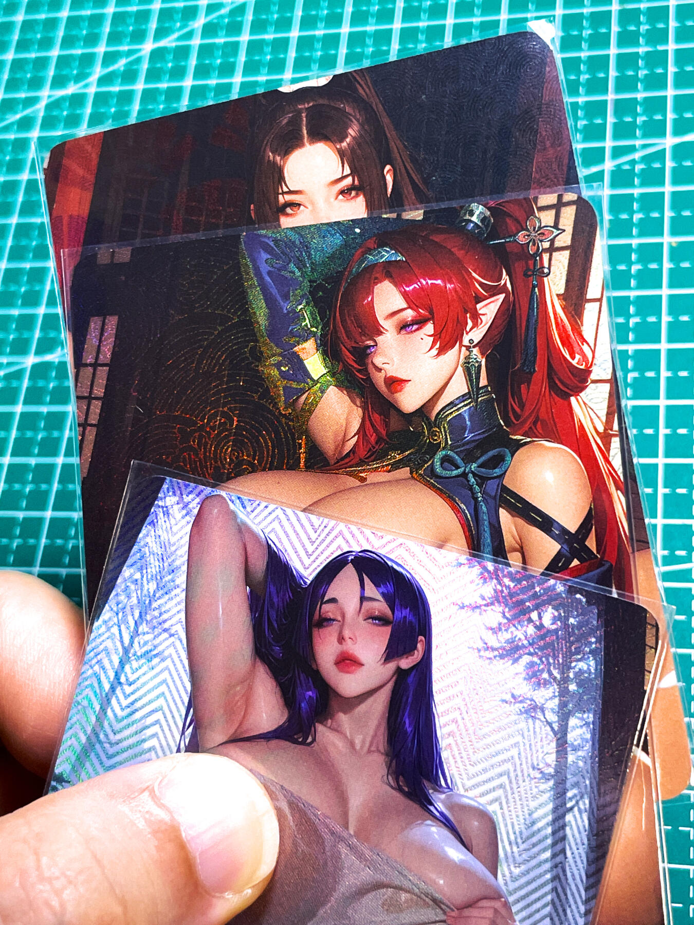 显眼宝27期【关注参拍有赠卡】 独乐乐不如众乐乐 大雷芳华系列   超艺术   魅   共3张    彩闪工艺   大卡尺寸  63*88