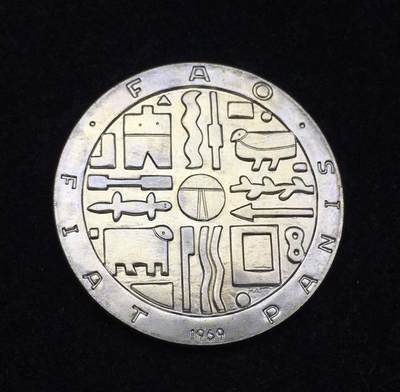 世界钱币专场拍卖 - 原光好品1969年乌拉圭1000比索银币 25克 90%银