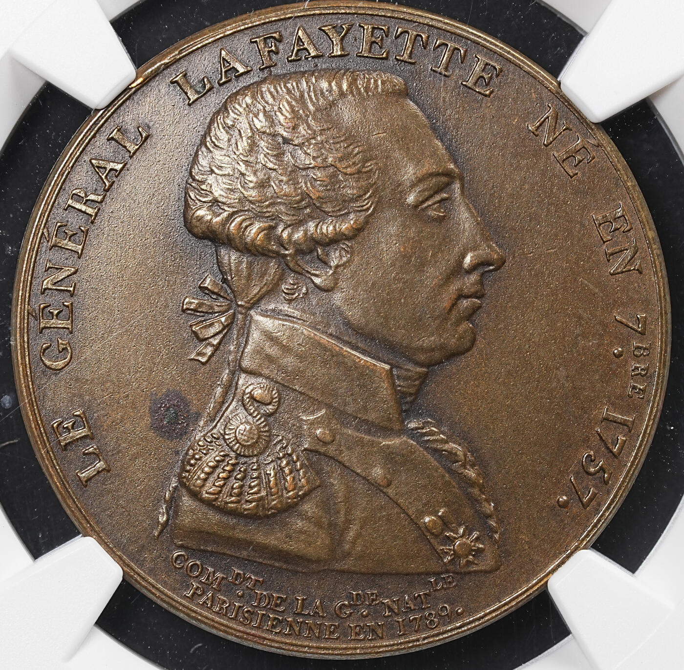 修遠堂世界钱币第八十一期 NGC MS63BN 1931年法国巴黎-世界殖民地博览会铜章 美洲