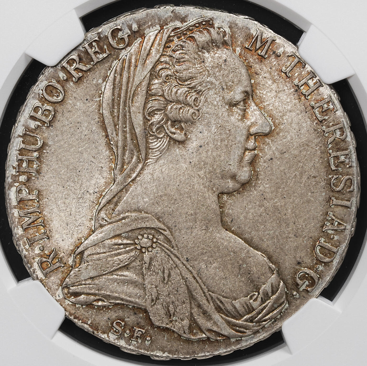 修遠堂世界钱币第八十一期 NGC MS62 1780年大奶妈泰勒大银币 19世纪后铸品 老包浆