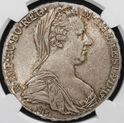 修遠堂世界钱币第八十一期 - NGC MS62 1780年大奶妈泰勒大银币 19世纪后铸品 老包浆