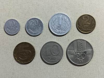 波兰硬币一组 - 波兰硬币一组