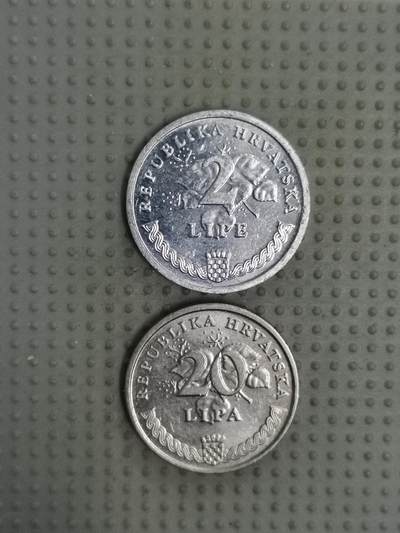 2025年第76场各国散币拍卖（总第76场）15号起休假半月，有发货需求请提前私信 - 克罗地亚2枚
