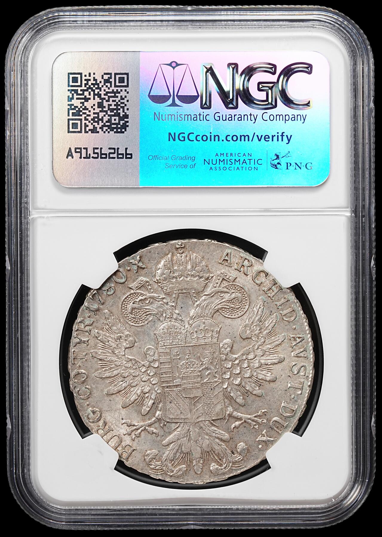 修遠堂世界钱币第八十一期 NGC MS62 1780年大奶妈泰勒大银币 19世纪后铸品 老包浆