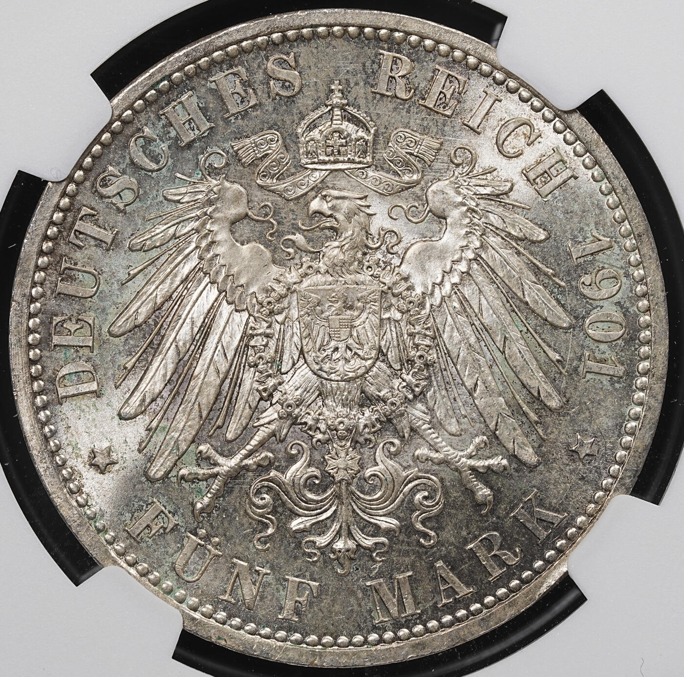 修遠堂世界钱币第八十一期 NGC MS64 1901年普鲁士建国200周年5马克大银币