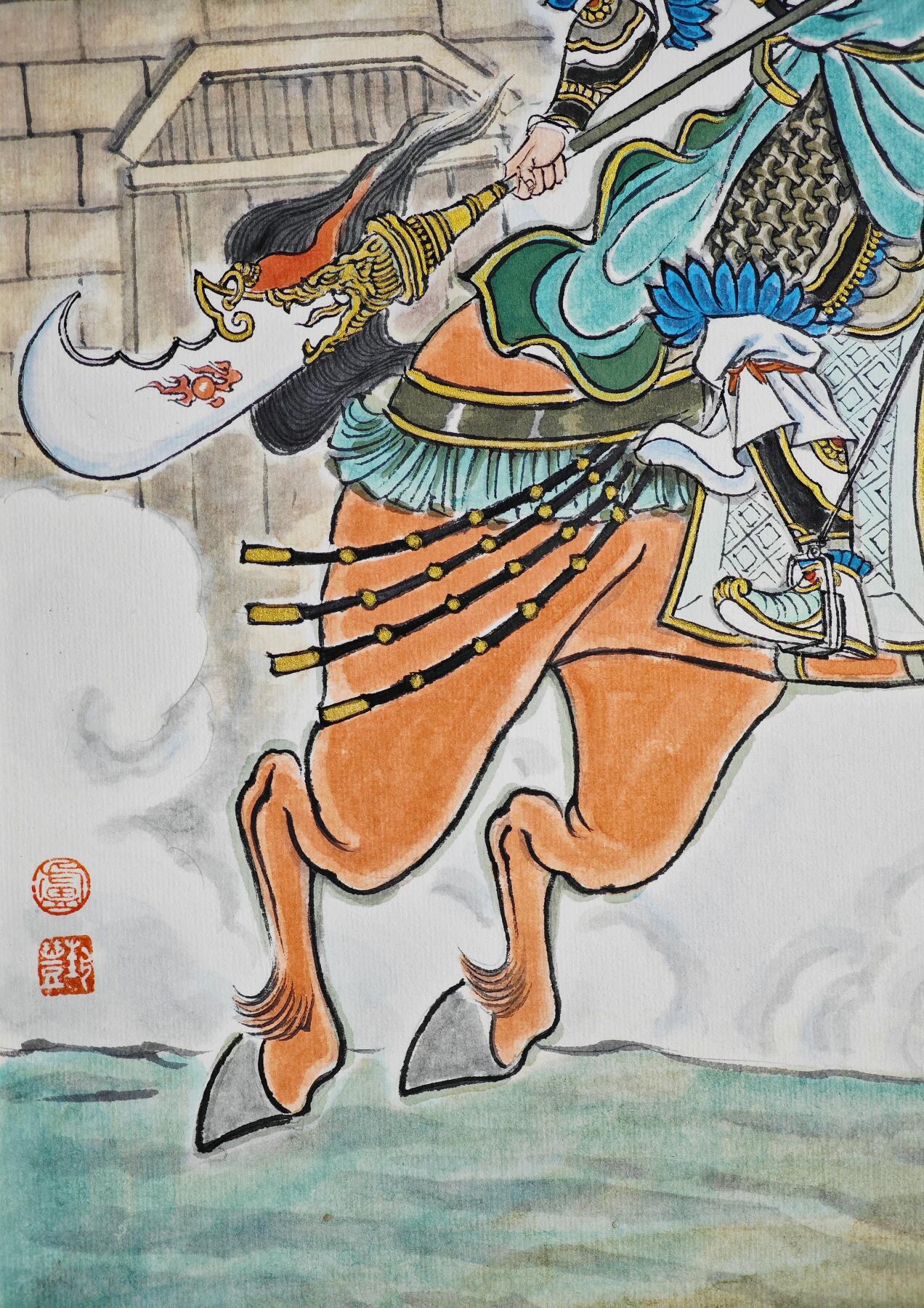 白泽拍卖卡牌手绘专场第22期中福卡展专场(离离暑云散，袅袅凉风起)