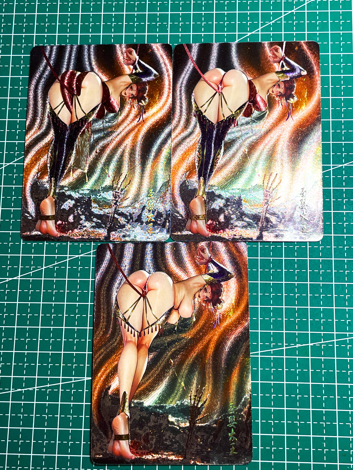 显眼宝27期【关注参拍有赠卡】 独乐乐不如众乐乐 燎原卡牌 焱卡文化 罐儿幻西游 最美角色 圣婴大王  一套三张 粗闪工艺   63*88