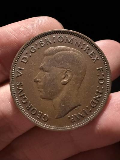 南宋泉阁俄币 外币 国币 专场第十六期【送拍无额外佣金】 - 英国 1939 乔治六世1便士 通货好品 字口还可以 