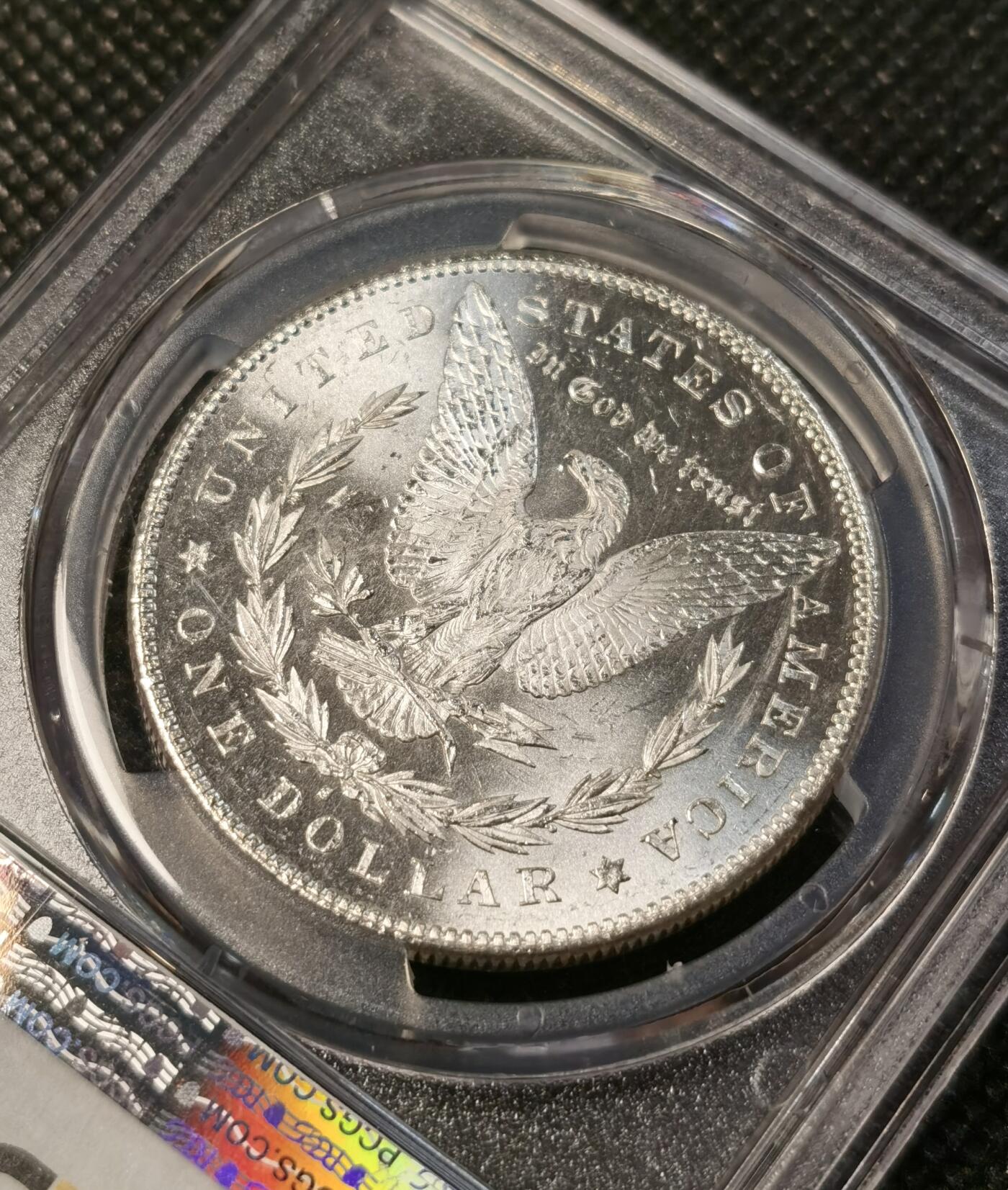 甄臻铺-世界币章拍卖（第29期），送拍享返佣金等优惠多多 PCGS-MS63 1878年S版摩根，PL地板，首发年份