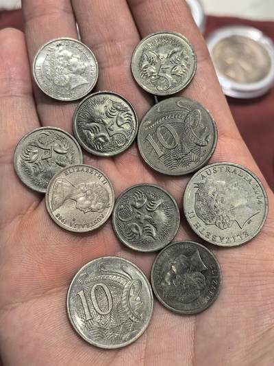 南宋泉阁俄币 外币 国币 专场第十六期【送拍无额外佣金】 - 澳大利亚钱币一组10枚