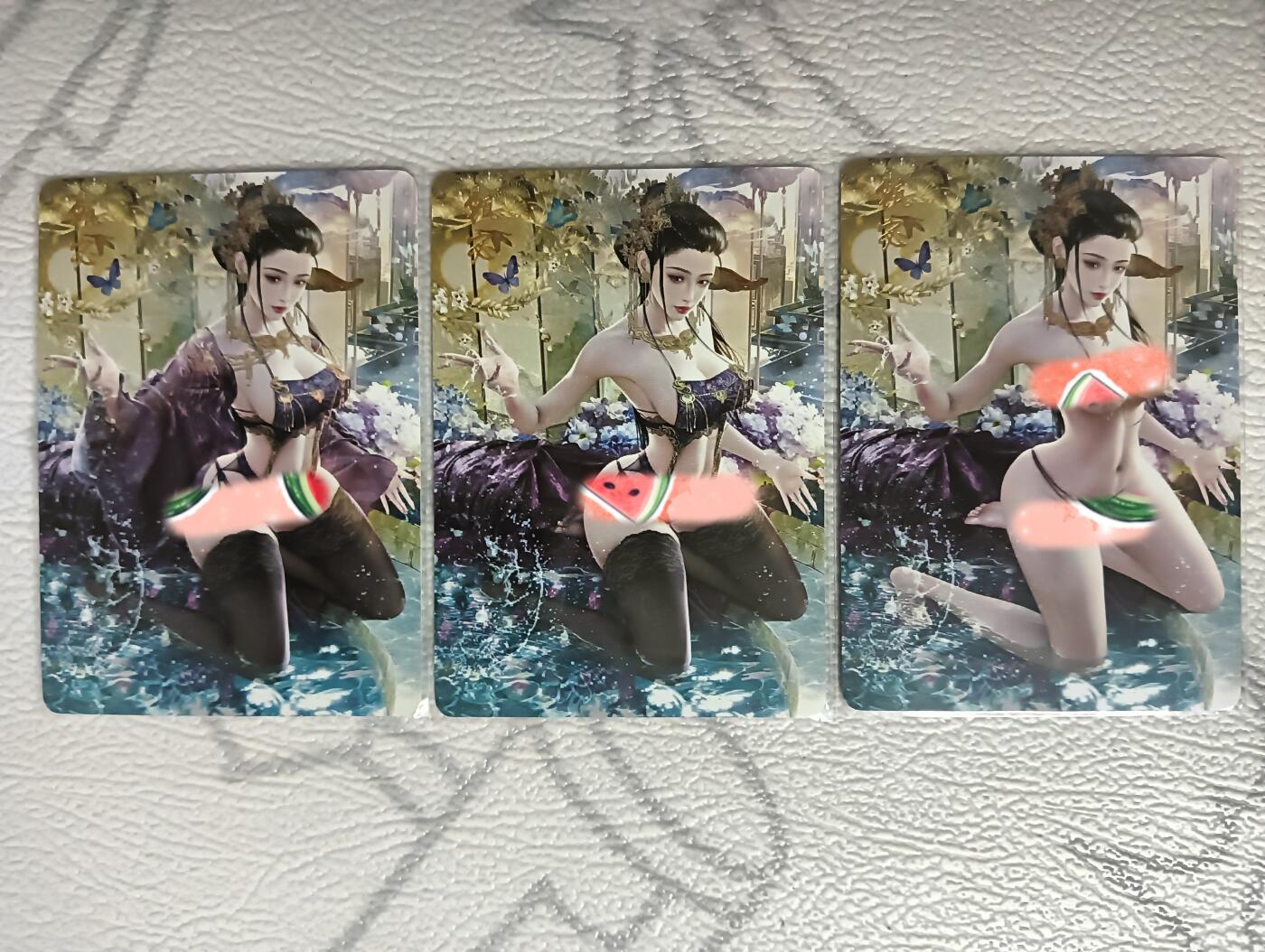 花开卡拍第34期（8月17号周日截拍，品控勿拍!!!拍品不寄存，运费5元，自制卡难免瑕疵，可能存在轻微撞角爆边等出厂瑕疵，品控介意勿拍！）