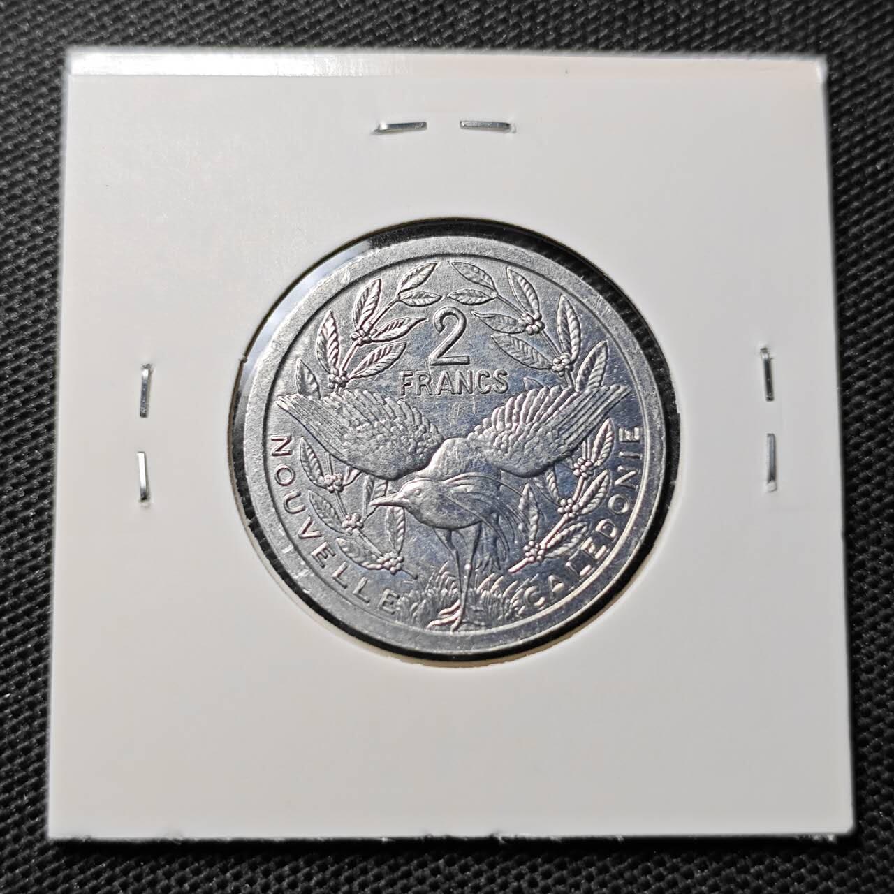KK钱币收藏小铺 第323期 2月预留时间 周末发货 2001新喀里多尼亚2法郎