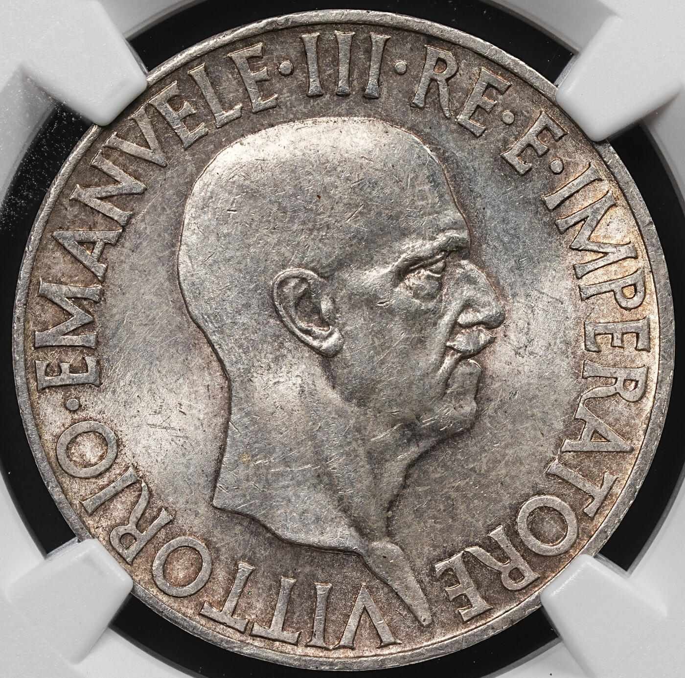 修遠堂世界钱币第八十一期 NGC MS62 1936年意大利10里拉银币